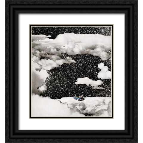 Up Above Black Ornate Wood Framed Art Print with Double Matting by Wonder, Howie