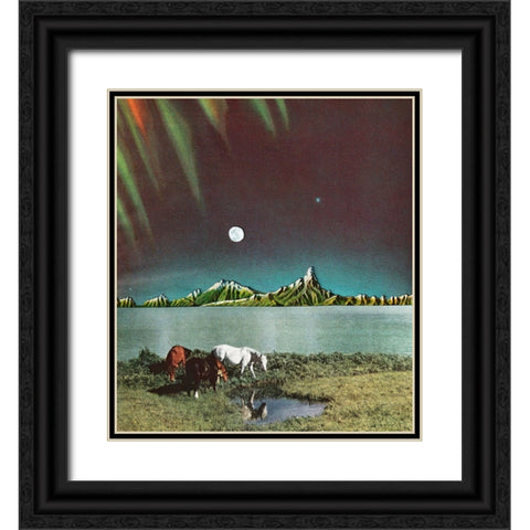 Atmosphere Black Ornate Wood Framed Art Print with Double Matting by Wonder, Howie