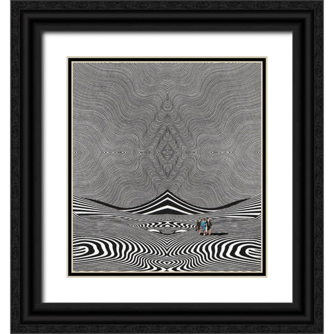Quantum Universe Black Ornate Wood Framed Art Print with Double Matting by Wonder, Howie