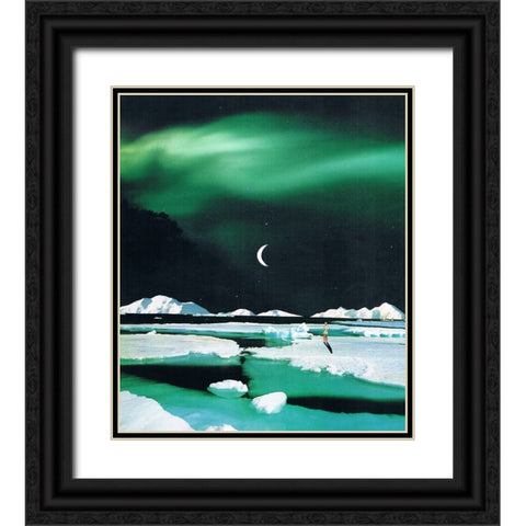 Orbit Black Ornate Wood Framed Art Print with Double Matting by Wonder, Howie