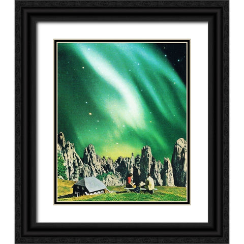 Invitation Black Ornate Wood Framed Art Print with Double Matting by Wonder, Howie