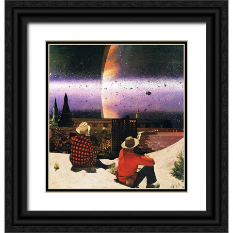 Interstellar Black Ornate Wood Framed Art Print with Double Matting by Wonder, Howie