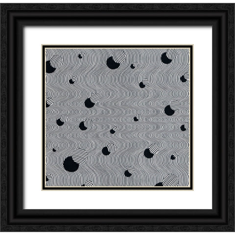 Fragment Black Ornate Wood Framed Art Print with Double Matting by Wonder, Howie