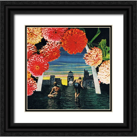 Arch Black Ornate Wood Framed Art Print with Double Matting by Wonder, Howie