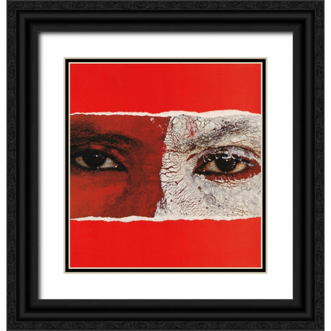 Blink Black Ornate Wood Framed Art Print with Double Matting by Wonder, Howie