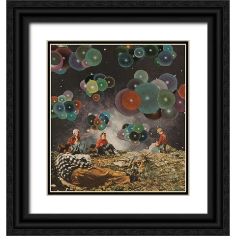 Intervals Black Ornate Wood Framed Art Print with Double Matting by Wonder, Howie