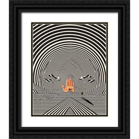 Lucid Dream Black Ornate Wood Framed Art Print with Double Matting by Wonder, Howie