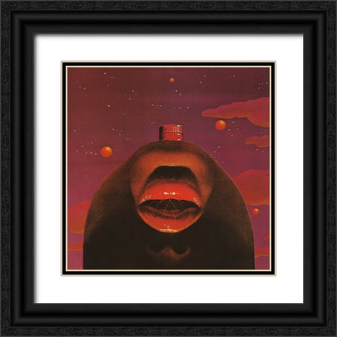 Lust Black Ornate Wood Framed Art Print with Double Matting by Wonder, Howie