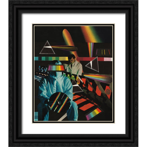 Prism Black Ornate Wood Framed Art Print with Double Matting by Wonder, Howie