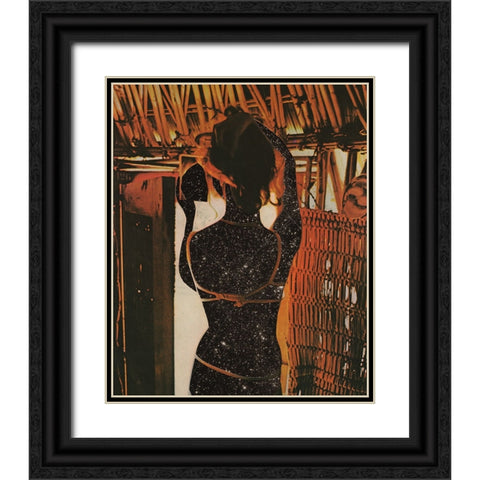 Reflection Black Ornate Wood Framed Art Print with Double Matting by Wonder, Howie