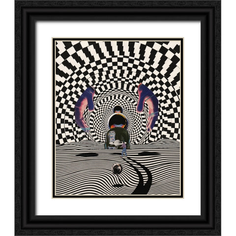 Tanscend II Black Ornate Wood Framed Art Print with Double Matting by Wonder, Howie