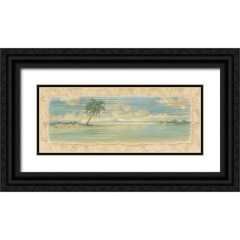Oasis I Black Ornate Wood Framed Art Print with Double Matting by Audrey, Charlene
