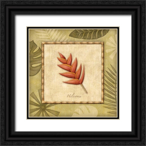 Paradisio I Black Ornate Wood Framed Art Print with Double Matting by Audrey, Charlene