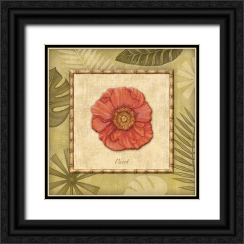Paradisio IV Black Ornate Wood Framed Art Print with Double Matting by Audrey, Charlene