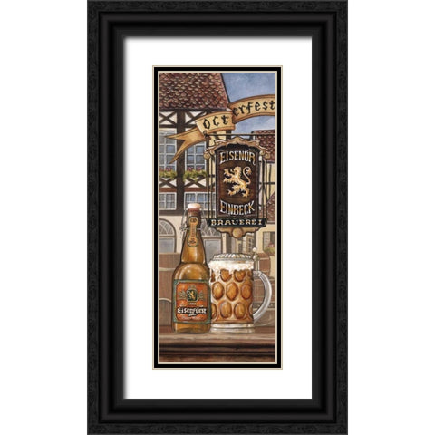 German Beer Black Ornate Wood Framed Art Print with Double Matting by Audrey, Charlene