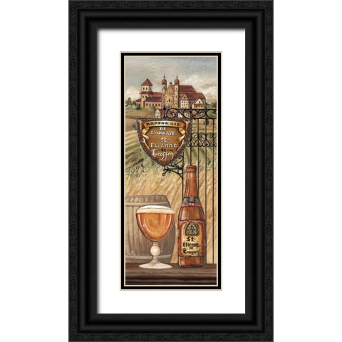Belgium Beer Black Ornate Wood Framed Art Print with Double Matting by Audrey, Charlene