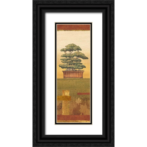 Bonsai II Black Ornate Wood Framed Art Print with Double Matting by Audrey, Charlene