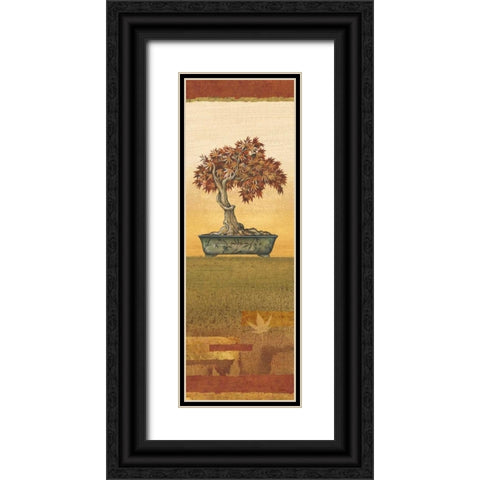 Bonsai IV Black Ornate Wood Framed Art Print with Double Matting by Audrey, Charlene