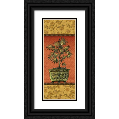 Tropical Plants III Black Ornate Wood Framed Art Print with Double Matting by Audrey, Charlene