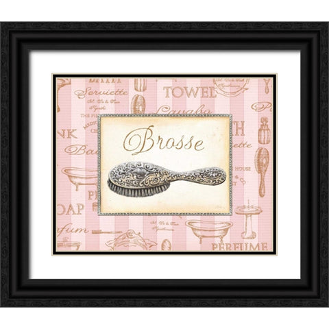 Beaute Feminine II Black Ornate Wood Framed Art Print with Double Matting by Audrey, Charlene