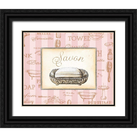 Beaute Feminine III Black Ornate Wood Framed Art Print with Double Matting by Audrey, Charlene