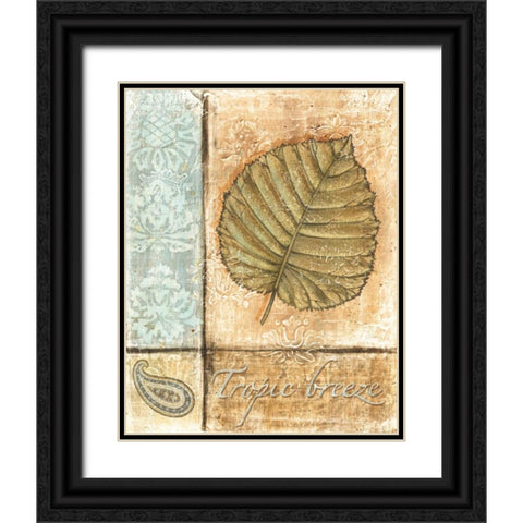 Ocean Breeze III Black Ornate Wood Framed Art Print with Double Matting by Audrey, Charlene