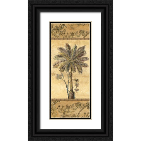 Palmiers IV Black Ornate Wood Framed Art Print with Double Matting by Audrey, Charlene