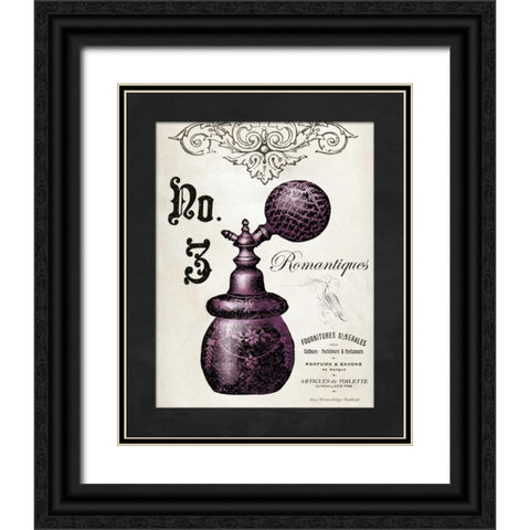 French Perfume 3 Black Ornate Wood Framed Art Print with Double Matting by Babbit, Gwendolyn