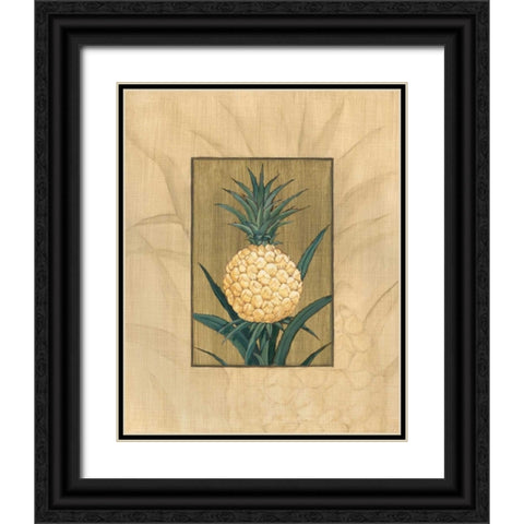 Sugar Loaf Pineapple Black Ornate Wood Framed Art Print with Double Matting by Brent, Paul
