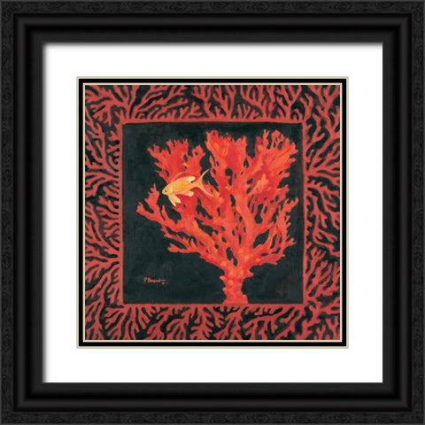 Sea Fan I Black Ornate Wood Framed Art Print with Double Matting by Brent, Paul