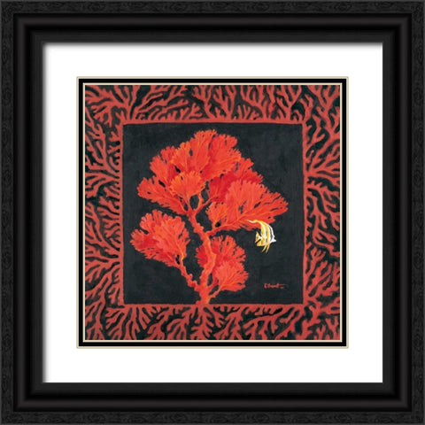 Sea Fan II Black Ornate Wood Framed Art Print with Double Matting by Brent, Paul