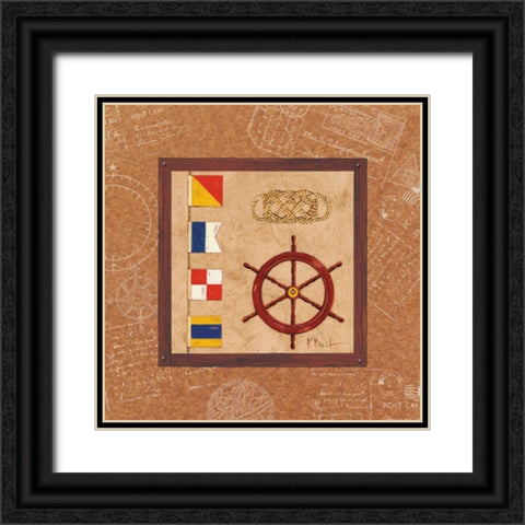 Newport II Black Ornate Wood Framed Art Print with Double Matting by Brent, Paul