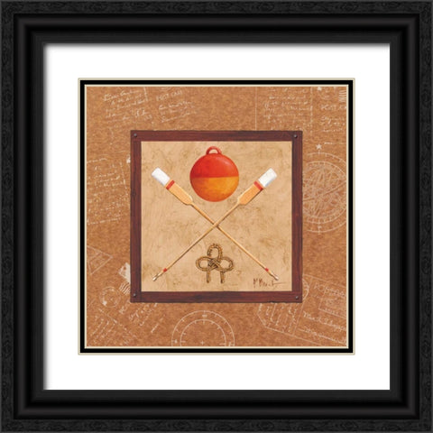 Newport IV Black Ornate Wood Framed Art Print with Double Matting by Brent, Paul