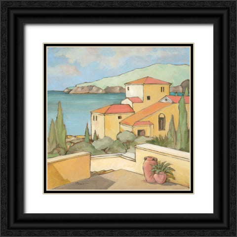 Torrino II Black Ornate Wood Framed Art Print with Double Matting by Brent, Paul