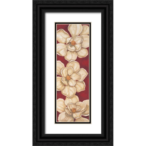 Bella Grande Magnolias Black Ornate Wood Framed Art Print with Double Matting by Brent, Paul