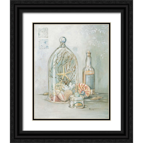 Amenities I Black Ornate Wood Framed Art Print with Double Matting by Brent, Paul