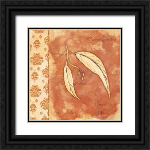 Leaf Oasis I Black Ornate Wood Framed Art Print with Double Matting by Brent, Paul