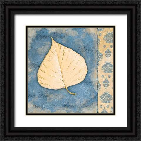 Leaf Oasis II Black Ornate Wood Framed Art Print with Double Matting by Brent, Paul
