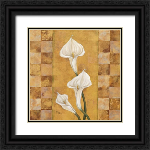 Flora del Rey II Black Ornate Wood Framed Art Print with Double Matting by Brent, Paul