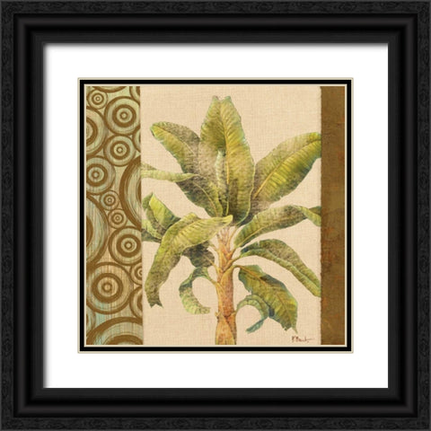 Parlor Palm I Black Ornate Wood Framed Art Print with Double Matting by Brent, Paul