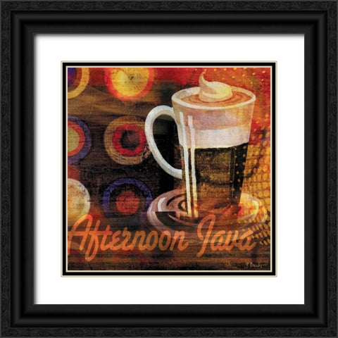 Coffee Break II Black Ornate Wood Framed Art Print with Double Matting by Brent, Paul