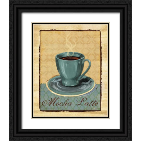Coffee Club II Black Ornate Wood Framed Art Print with Double Matting by Brent, Paul