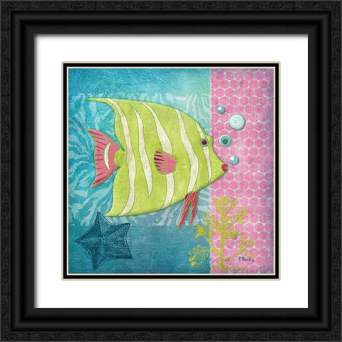 Fantasy Reef II Black Ornate Wood Framed Art Print with Double Matting by Brent, Paul