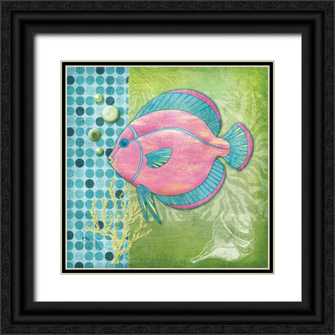 Fantasy Reef III Black Ornate Wood Framed Art Print with Double Matting by Brent, Paul