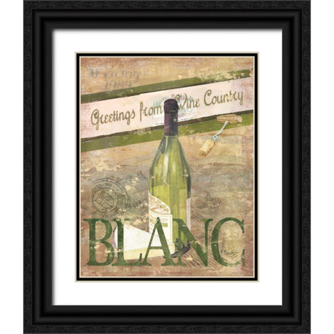 Chateau Chardonnay Black Ornate Wood Framed Art Print with Double Matting by Brent, Paul