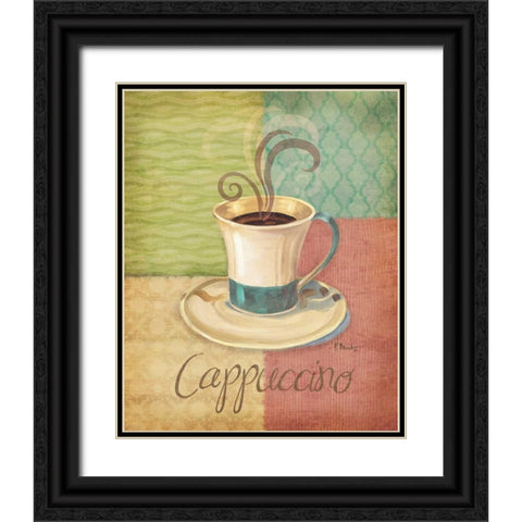 Quattro Coffee I Black Ornate Wood Framed Art Print with Double Matting by Brent, Paul