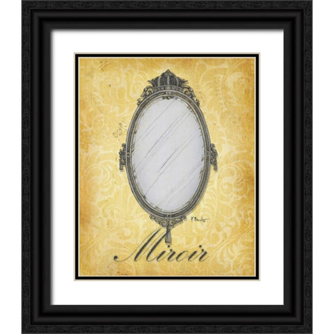 Parisian Market III Black Ornate Wood Framed Art Print with Double Matting by Brent, Paul