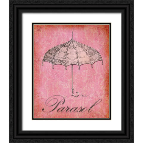 Parisian Market IV Black Ornate Wood Framed Art Print with Double Matting by Brent, Paul