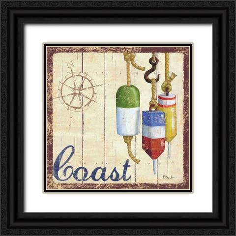 Bridgeport II Black Ornate Wood Framed Art Print with Double Matting by Brent, Paul
