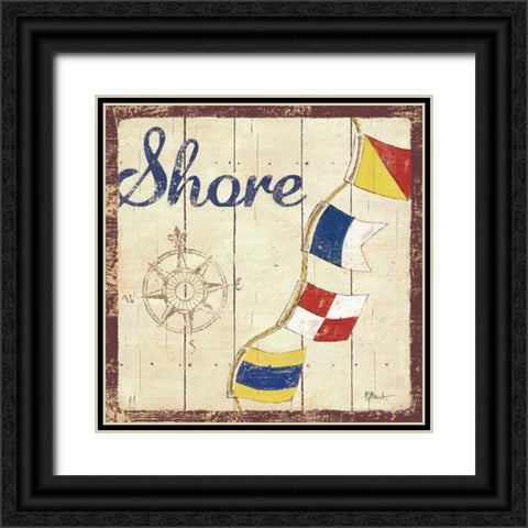 Bridgeport IV Black Ornate Wood Framed Art Print with Double Matting by Brent, Paul